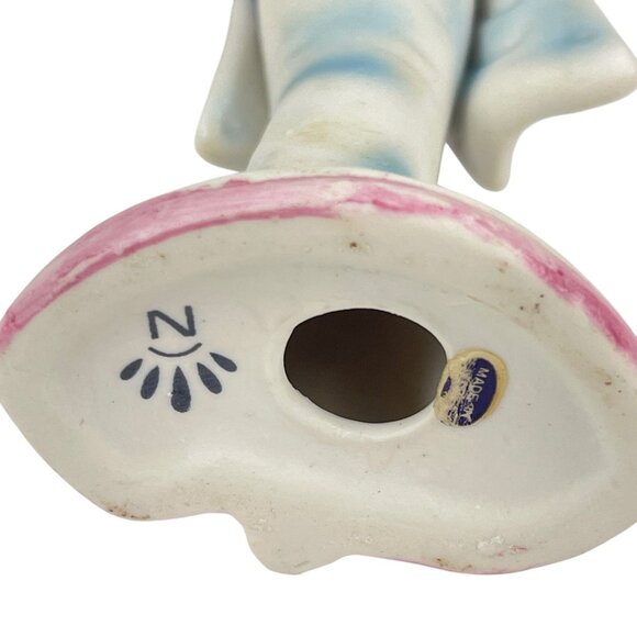 Vintage  Capodimonte Porcelain Japanese Geisha Figurine In Traditional Kimono Wi - Picture 3 of 14